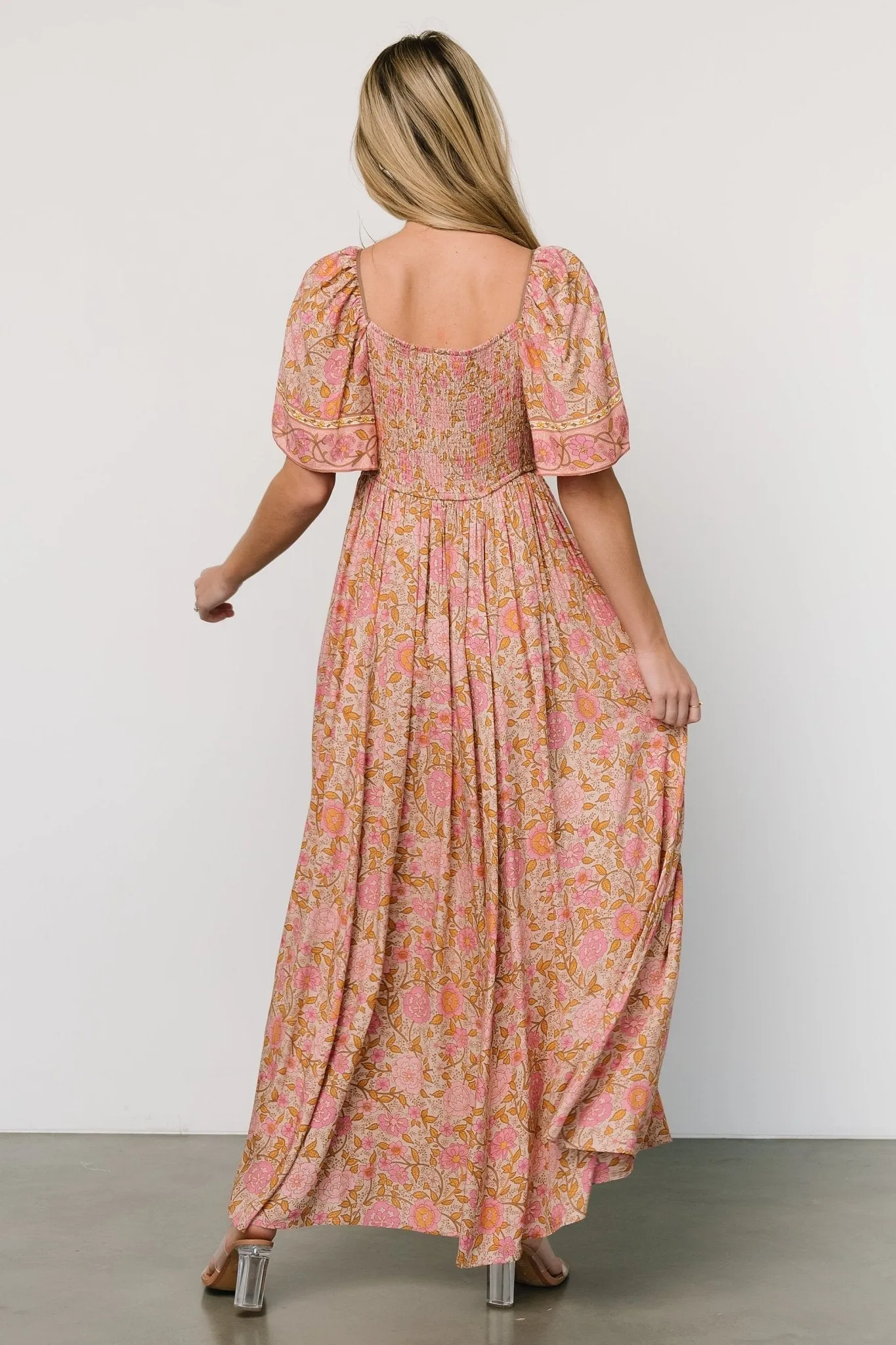 Evanthia Maxi Dress | Vintage Blush Print sold by Baltic Born product image thumbnail 4