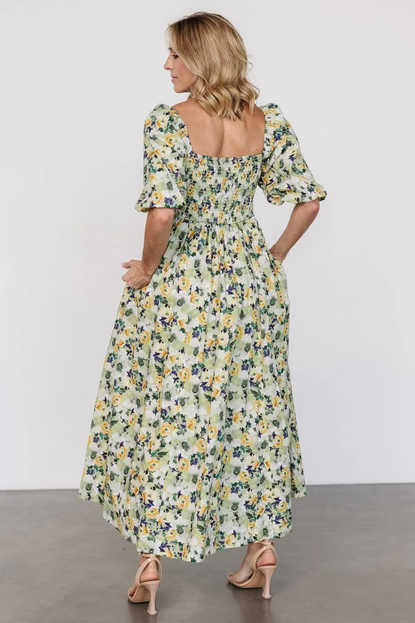 Brielle Maxi Dress | Green Floral sold by Baltic Born product image thumbnail 5