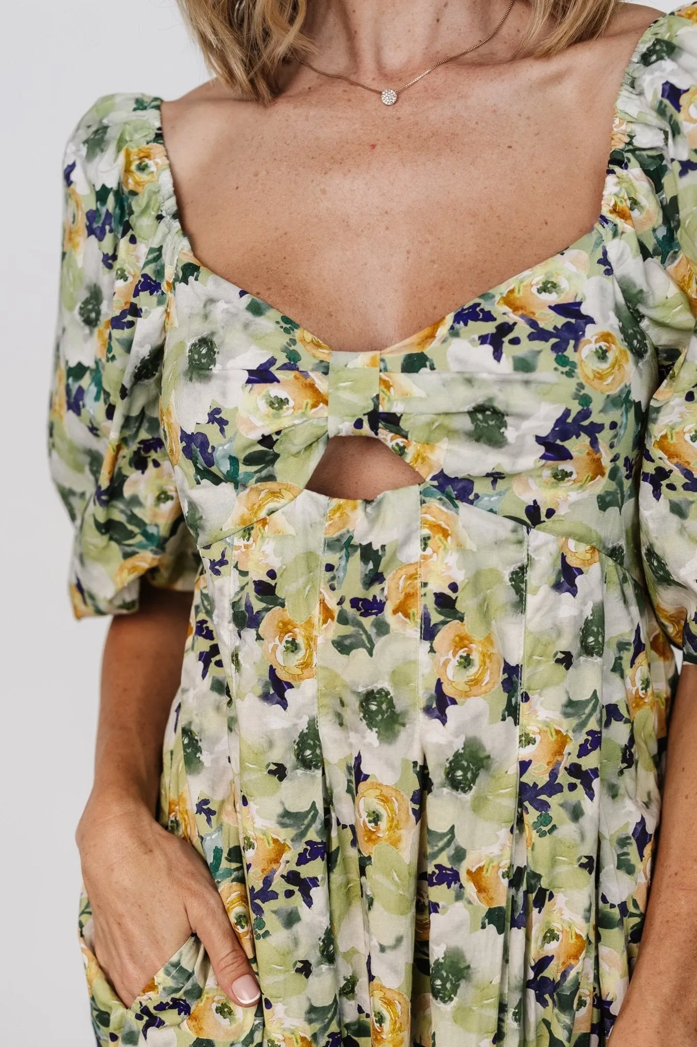 Brielle Maxi Dress | Green Floral sold by Baltic Born product image thumbnail 2