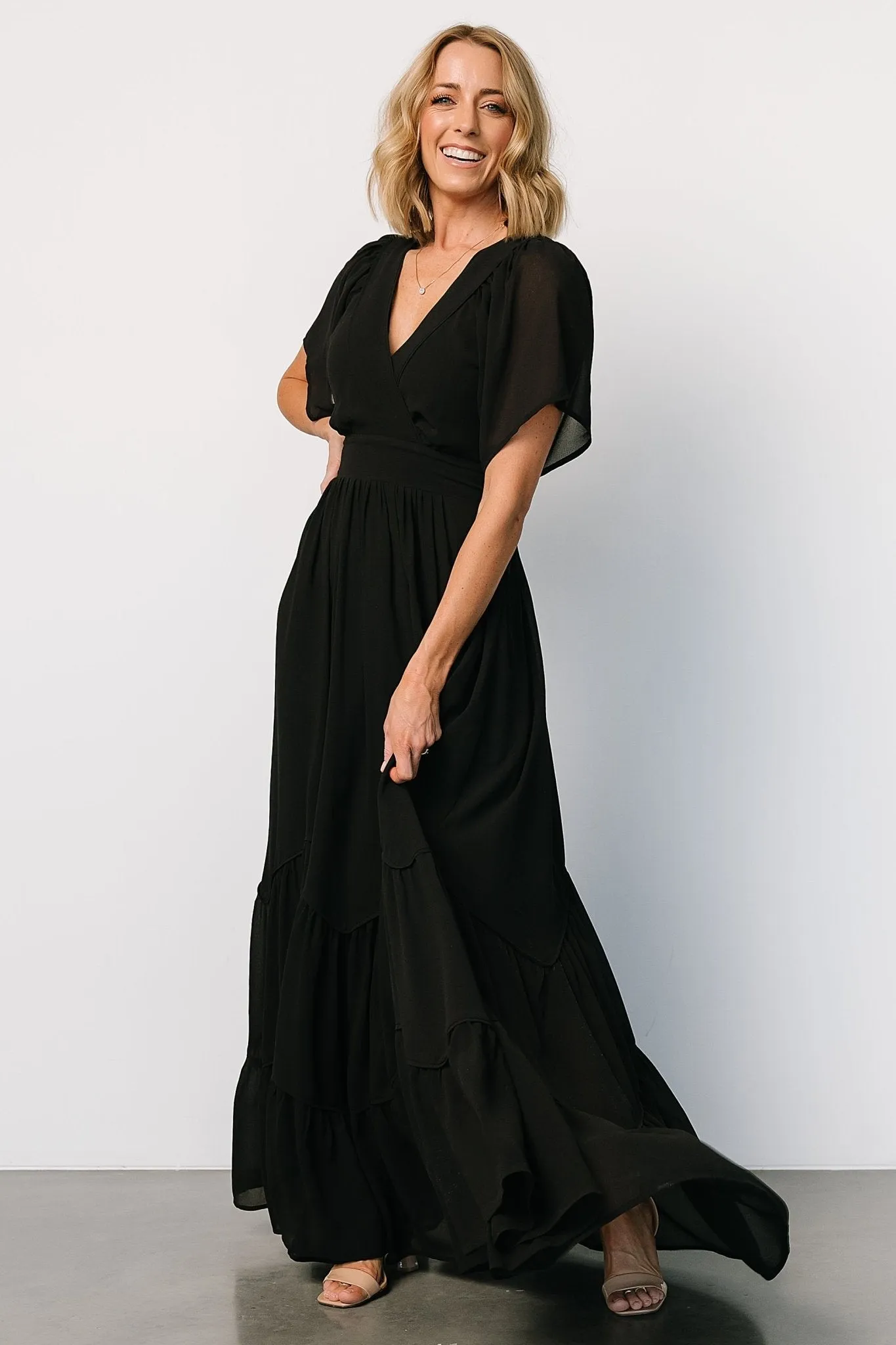 Katherine Maxi Dress | Black sold by Baltic Born product image thumbnail 5