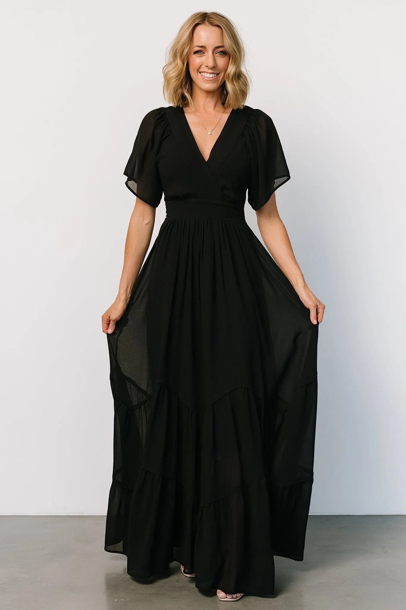 Katherine Maxi Dress | Black sold by Baltic Born