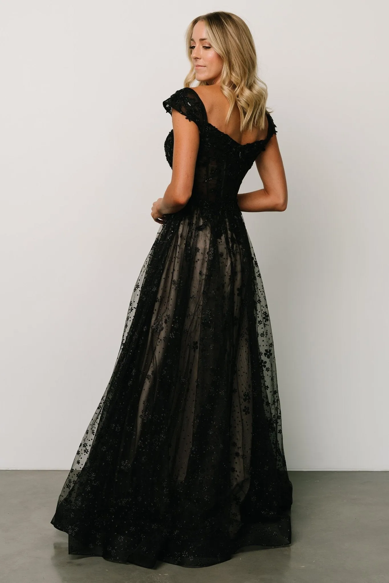 Romance Bridal Gown | Black + Nude sold by Baltic Born product image thumbnail 4