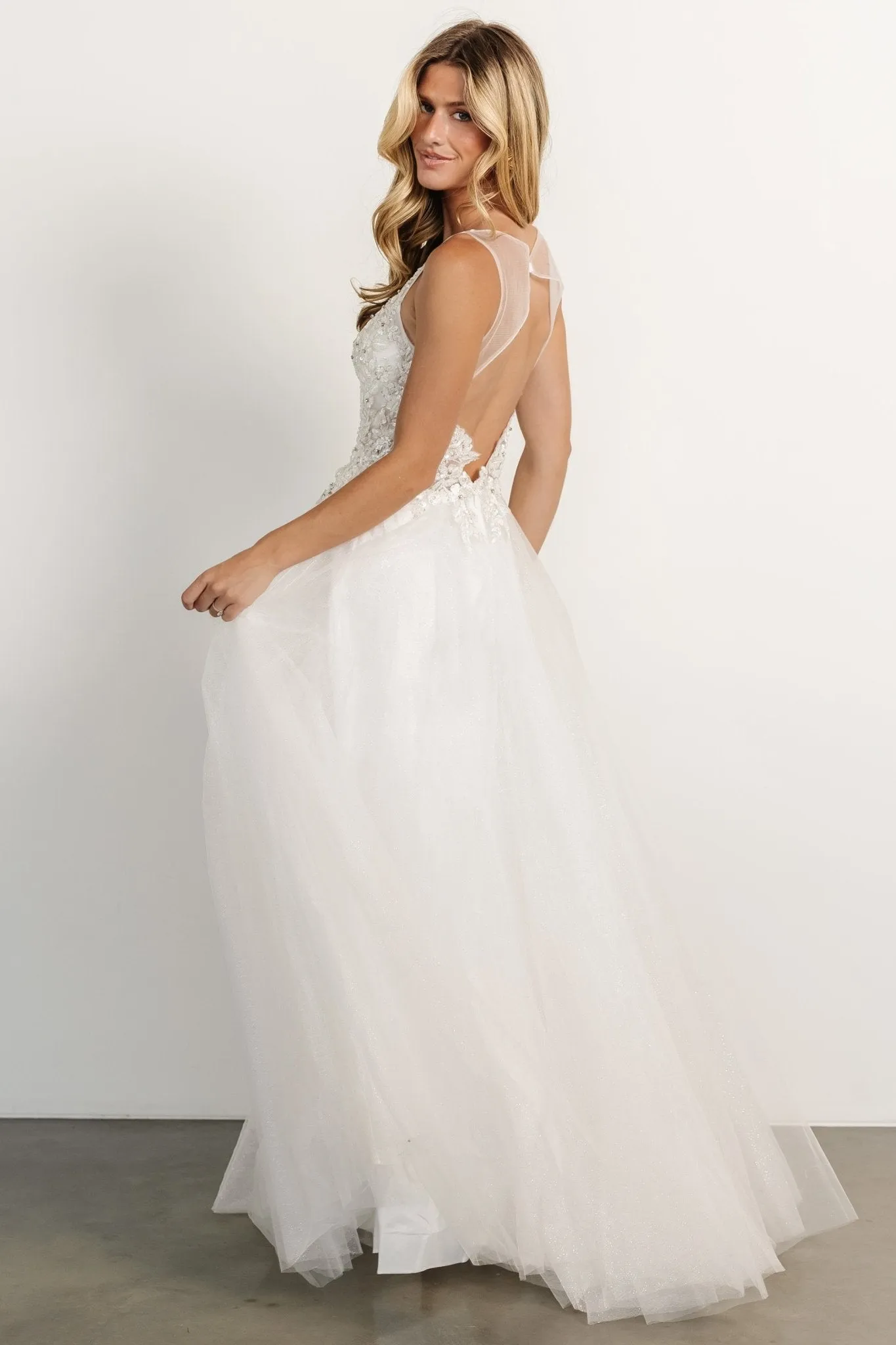 Affection Shimmer Bridal Gown | Off White sold by Baltic Born product image thumbnail 2
