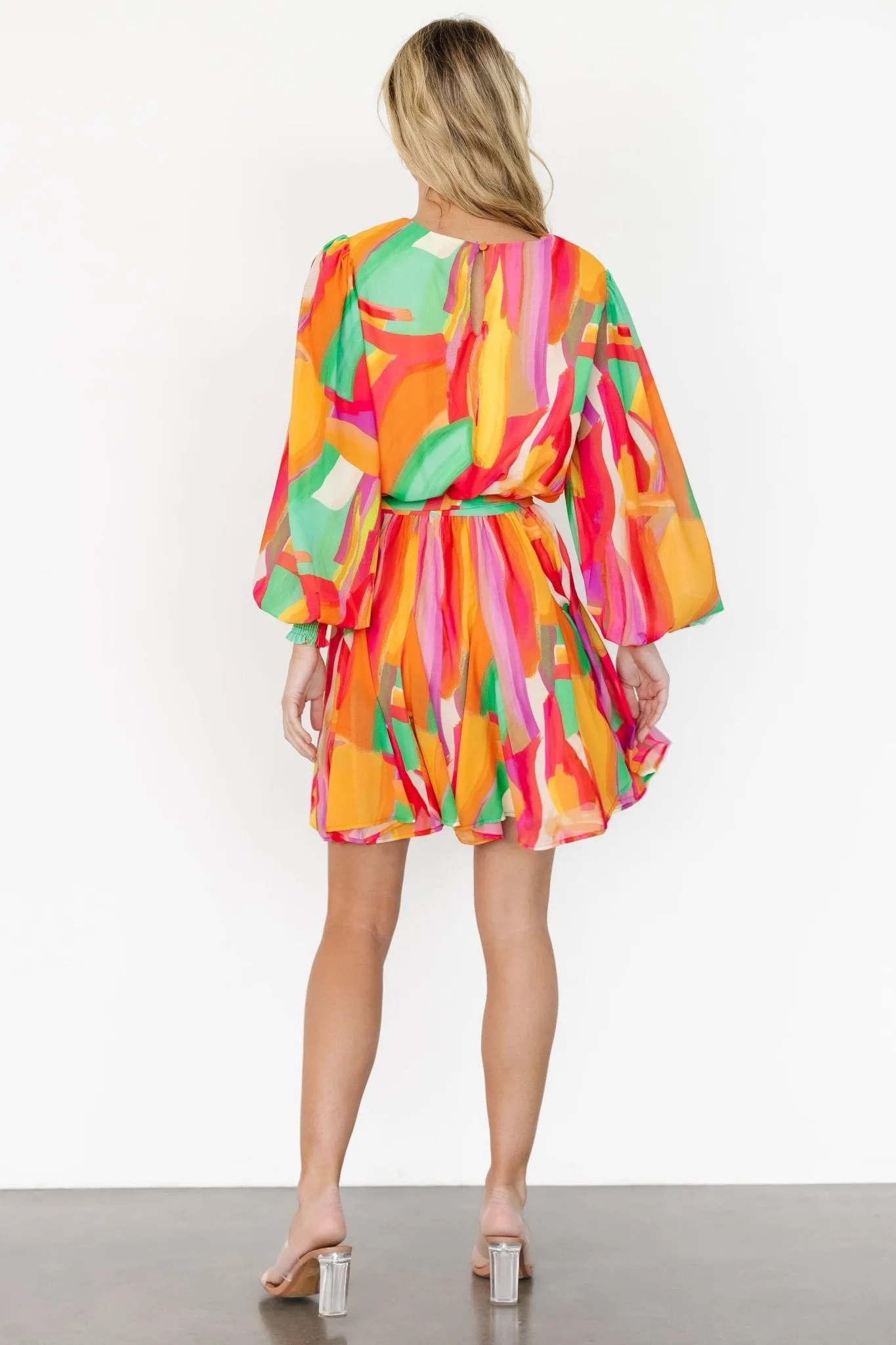 Tavana Short Dress | Multi Print sold by Baltic Born product image thumbnail 4