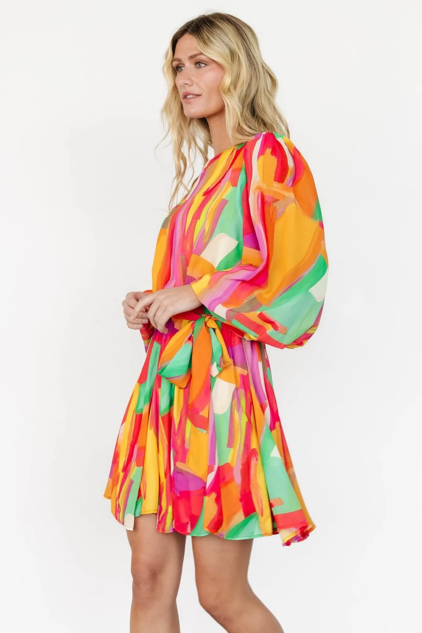 Tavana Short Dress | Multi Print sold by Baltic Born product image thumbnail 5