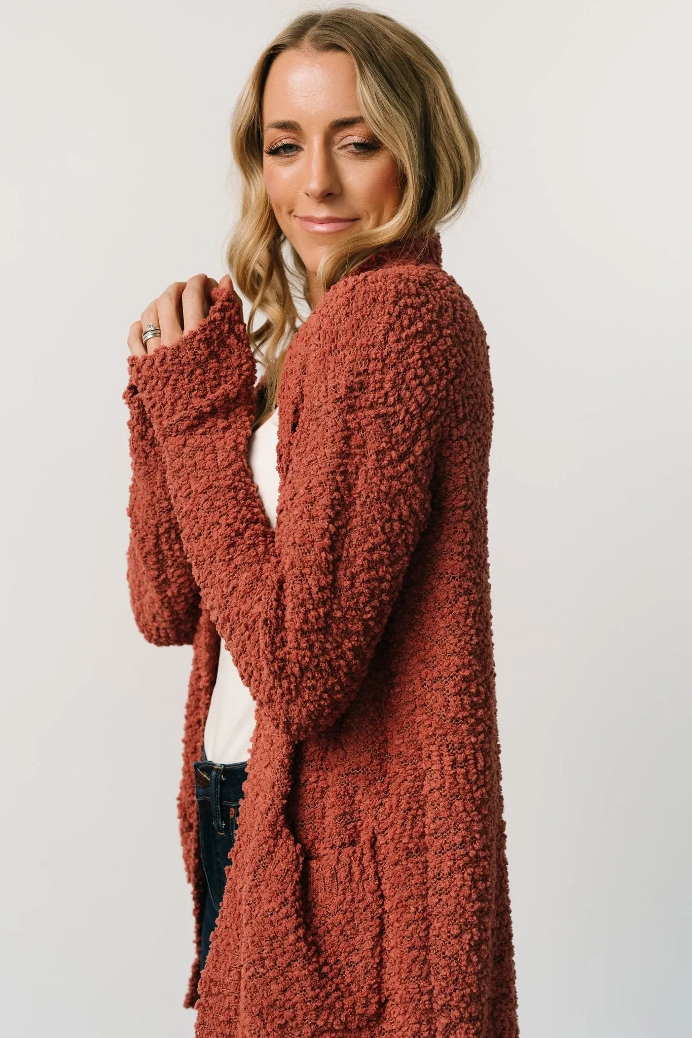 Oxford Pocket Cardigan | Rust sold by Baltic Born product image thumbnail 3