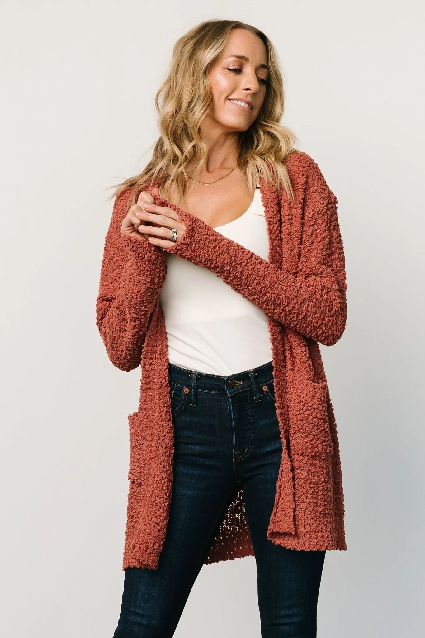 Oxford Pocket Cardigan | Rust sold by Baltic Born product image thumbnail 4