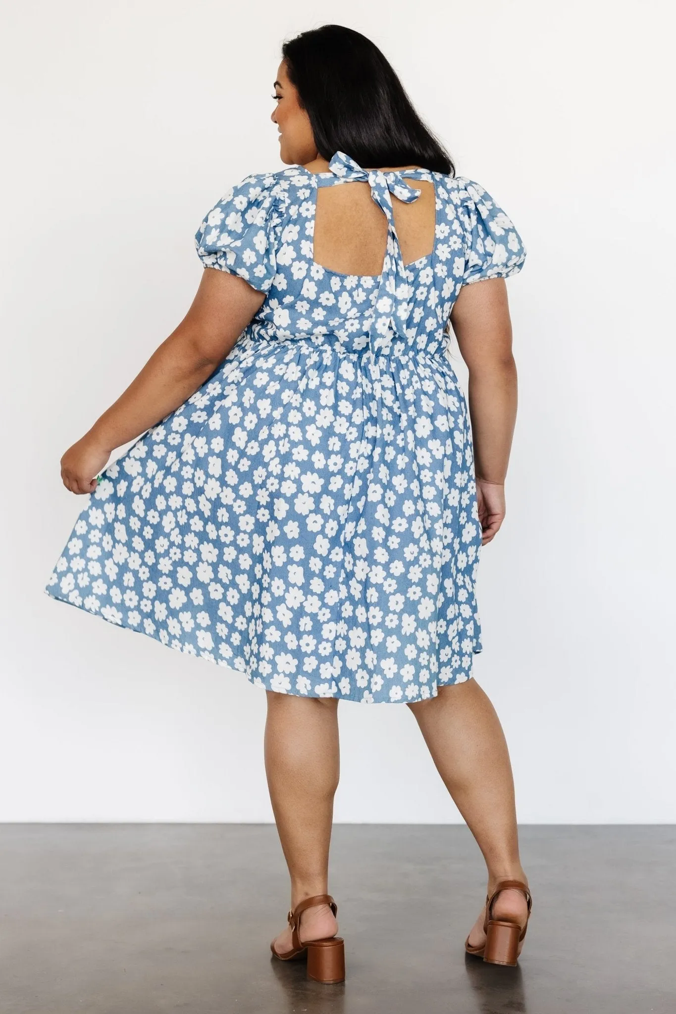 McKell Mini Dress | Chambray Floral sold by Baltic Born product image thumbnail 5