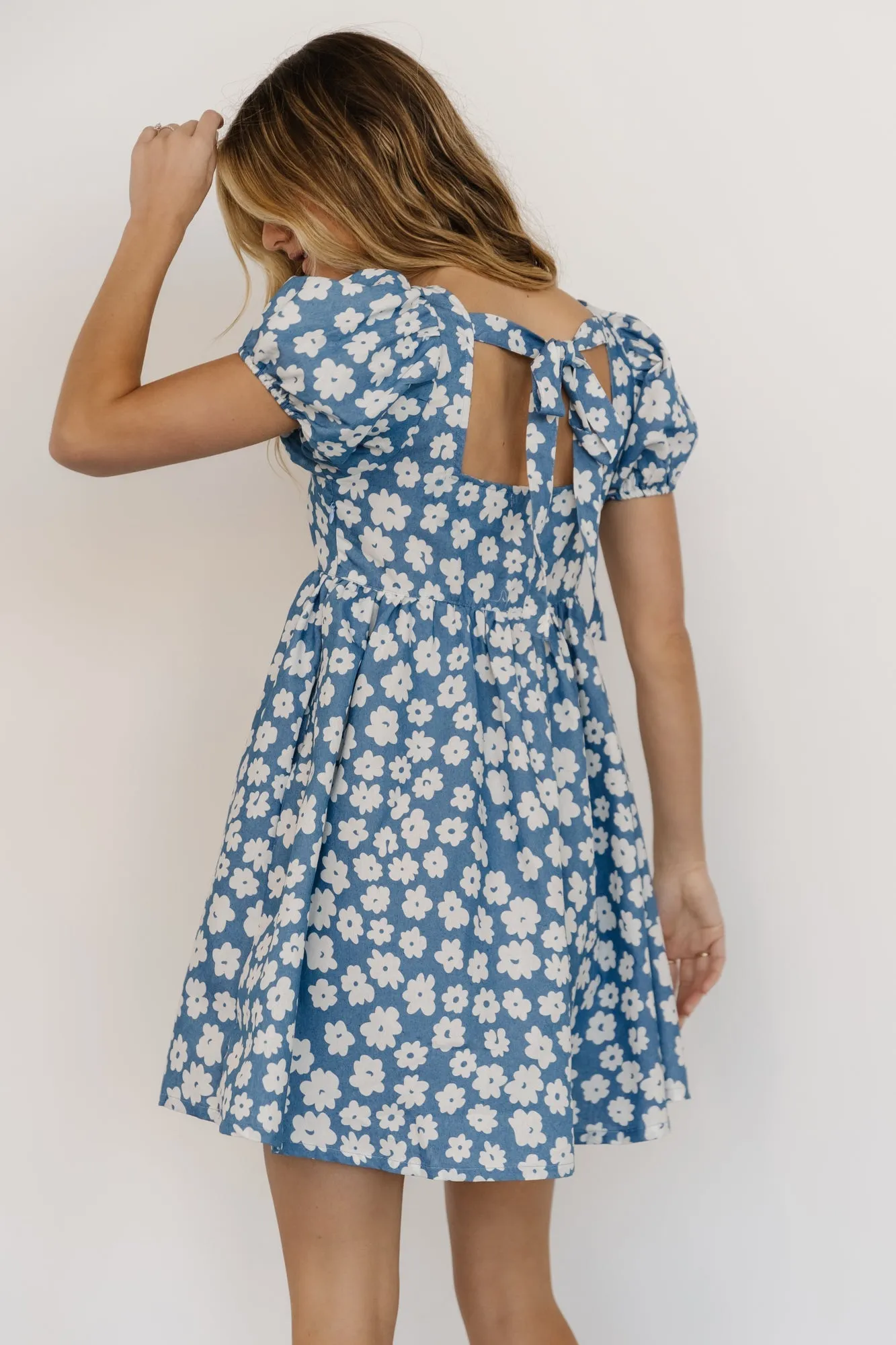 McKell Mini Dress | Chambray Floral sold by Baltic Born product image thumbnail 2