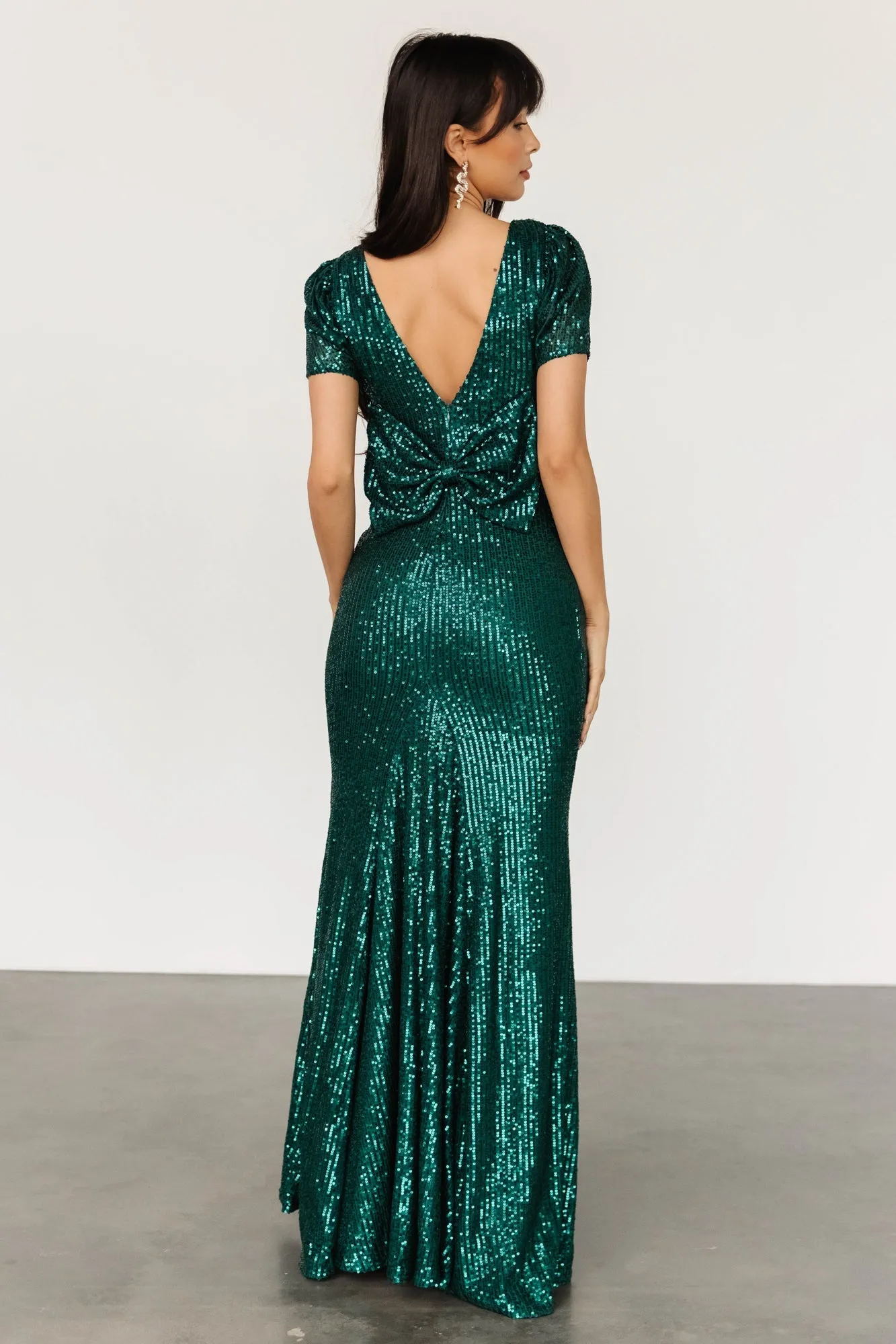 Jubilee Sequin Gown | Emerald sold by Baltic Born product image thumbnail 2