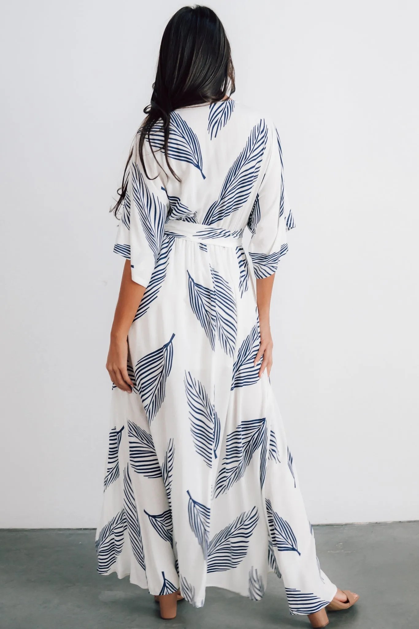 Corinth Maxi Dress | Navy Print sold by Baltic Born product image thumbnail 5