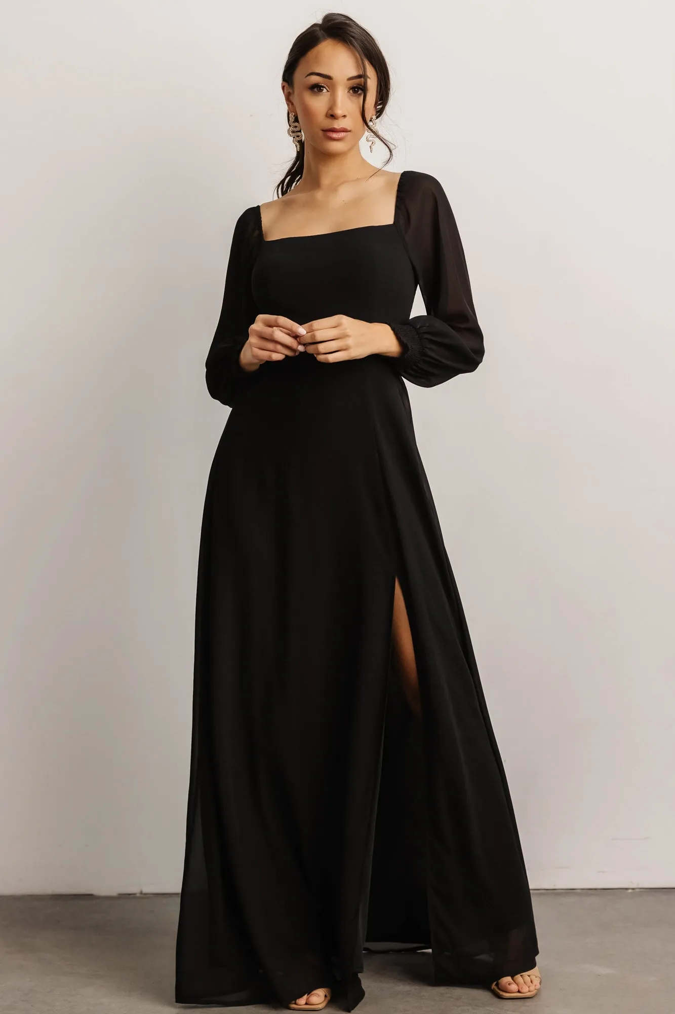 Giselle Maxi Dress | Black sold by Baltic Born product image thumbnail 4