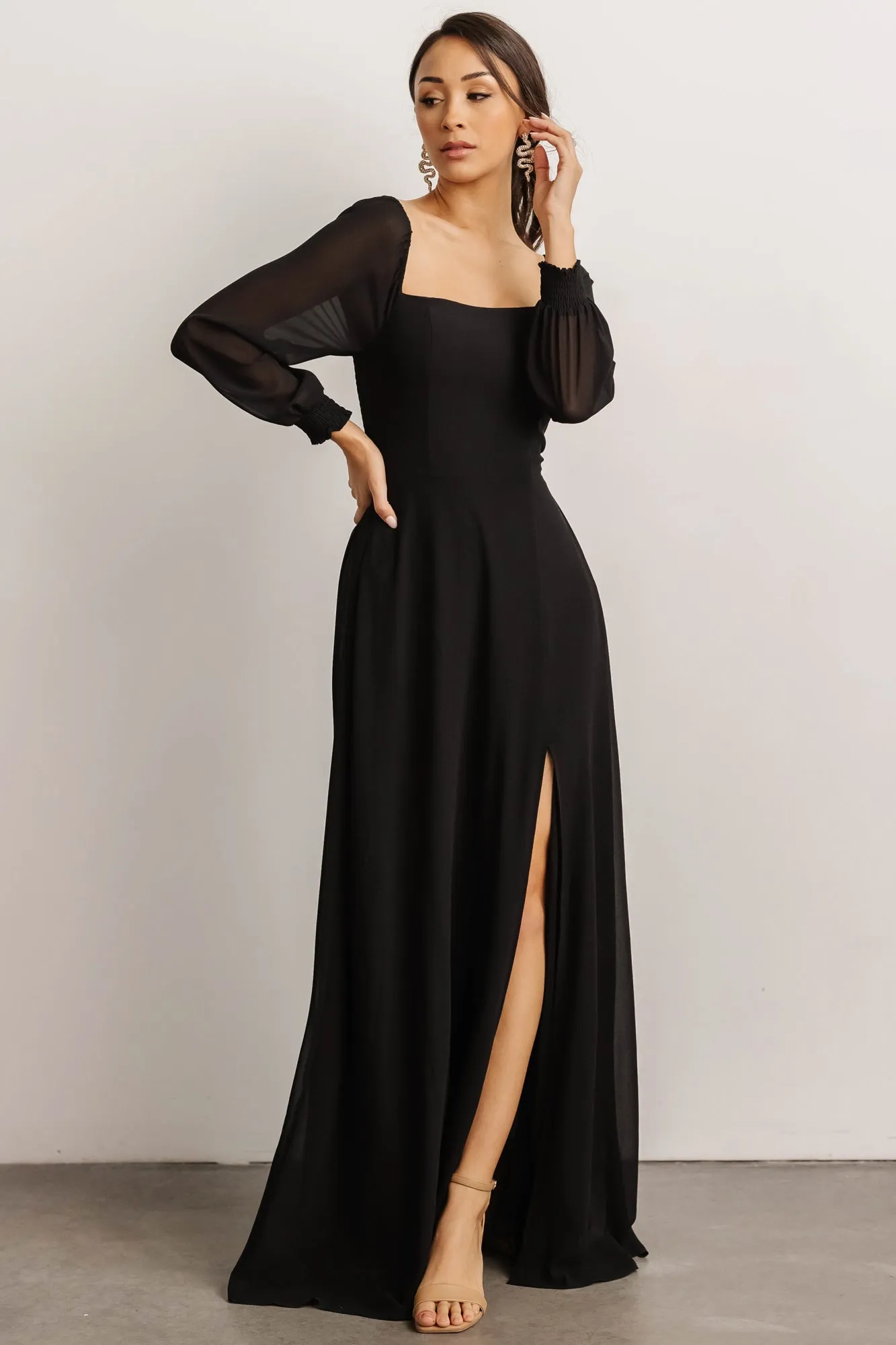 Giselle Maxi Dress | Black sold by Baltic Born