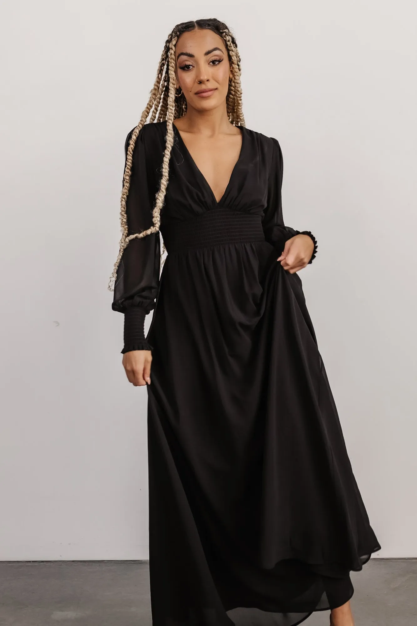 Olivia Maxi Dress | Black sold by Baltic Born product image thumbnail 4