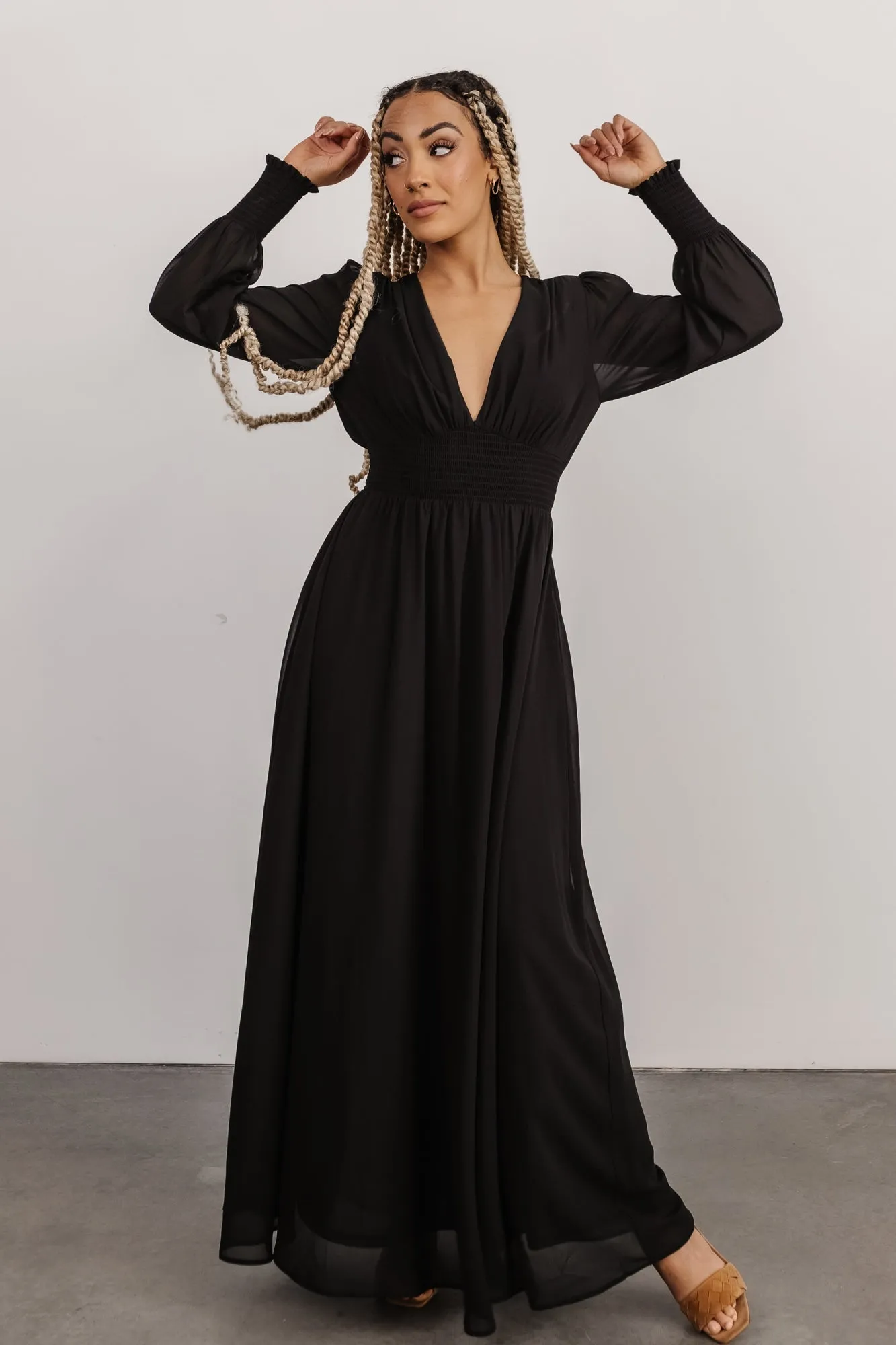 Olivia Maxi Dress | Black sold by Baltic Born product image thumbnail 3