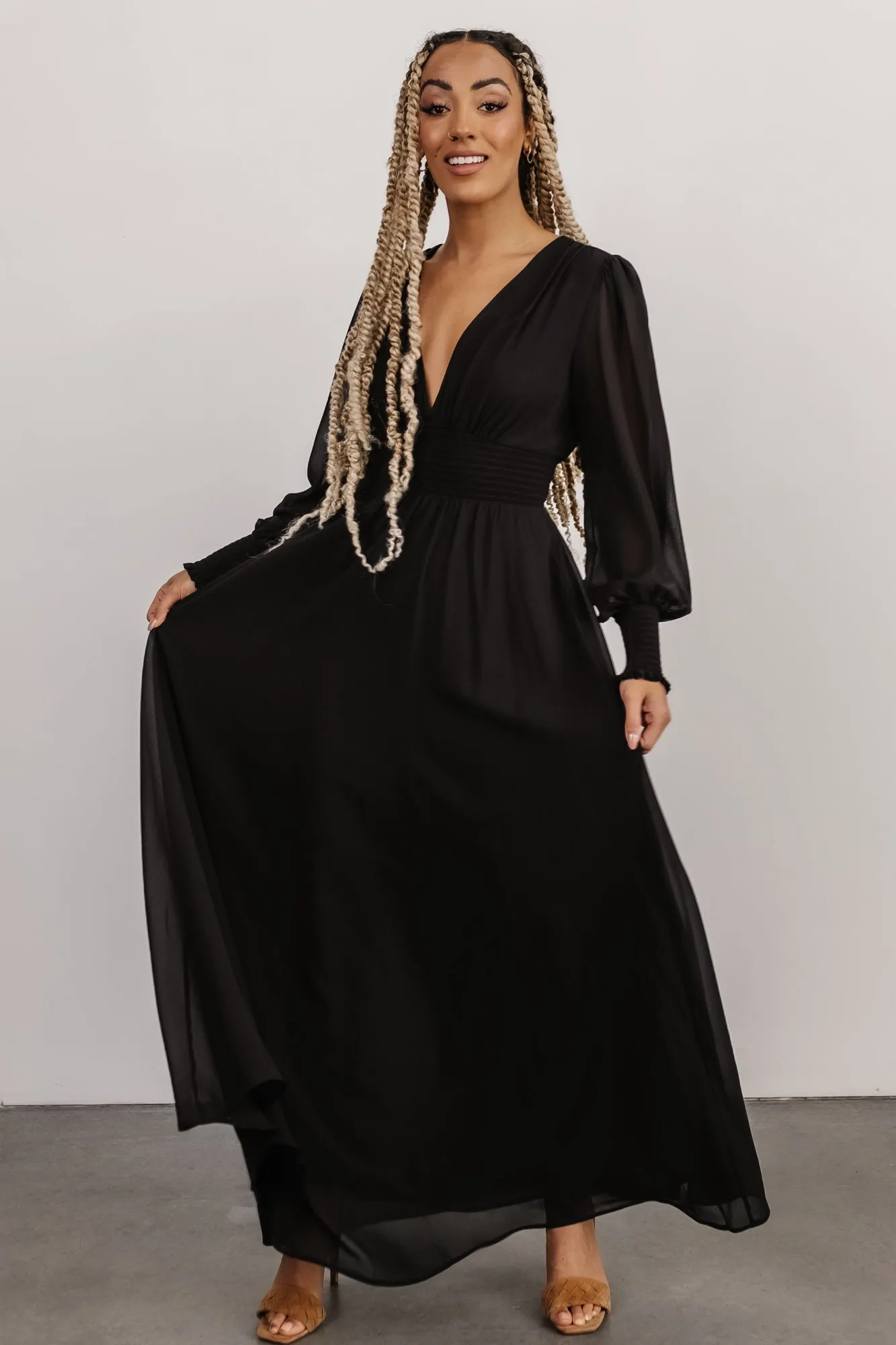 Olivia Maxi Dress | Black sold by Baltic Born product image thumbnail 2
