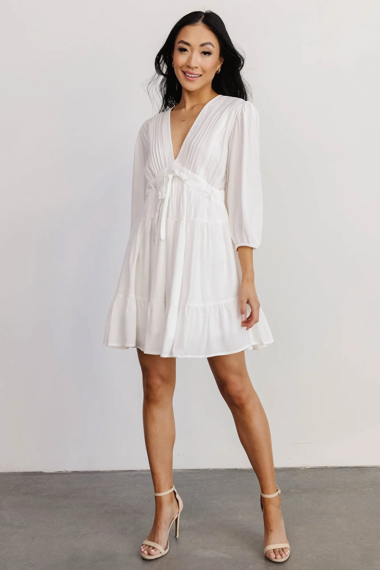 Amelia Boho Mini Dress | Off White sold by Baltic Born product image thumbnail 5
