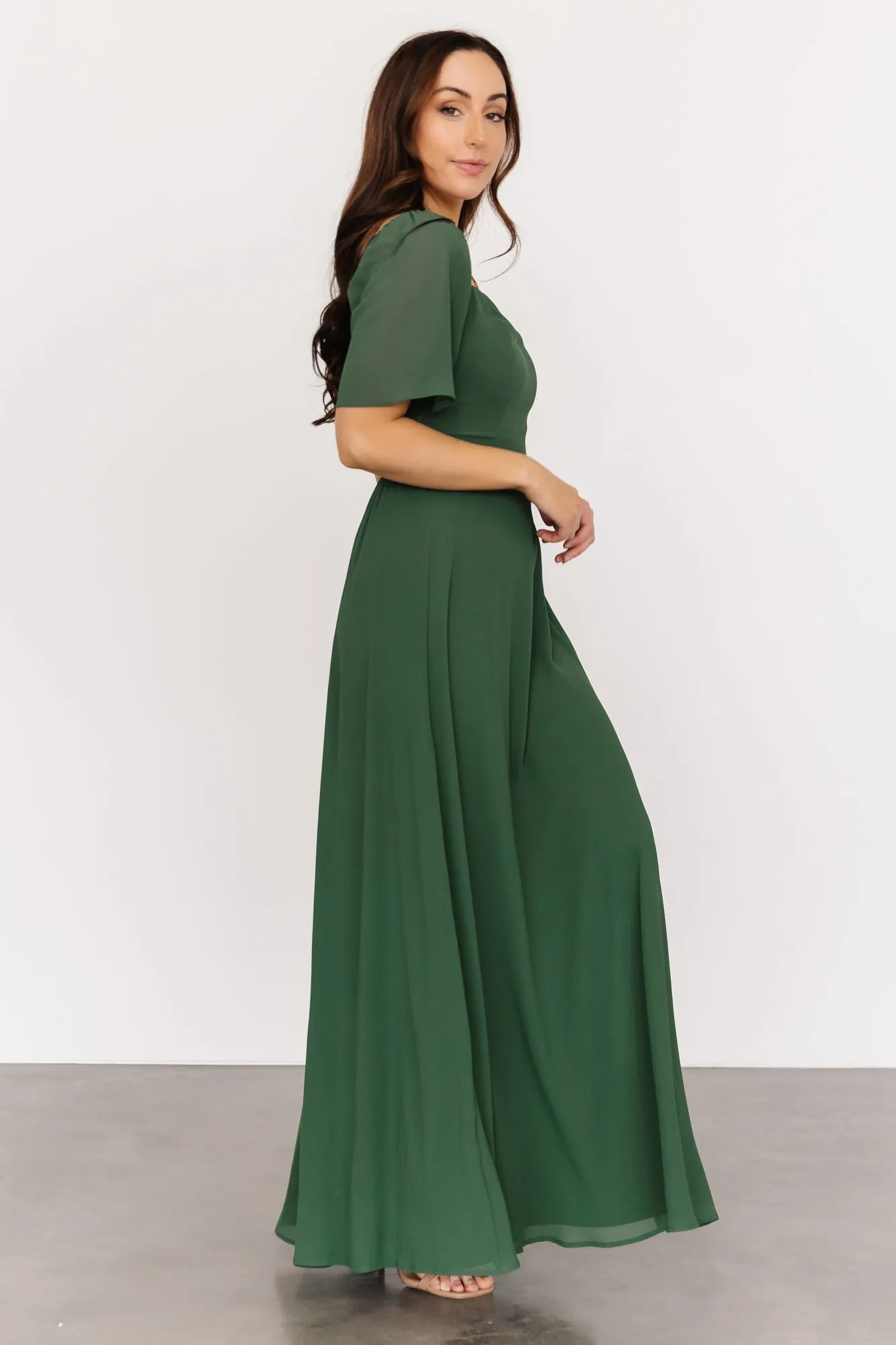 Sierra Sweetheart Maxi Dress | Evergreen sold by Baltic Born product image thumbnail 3
