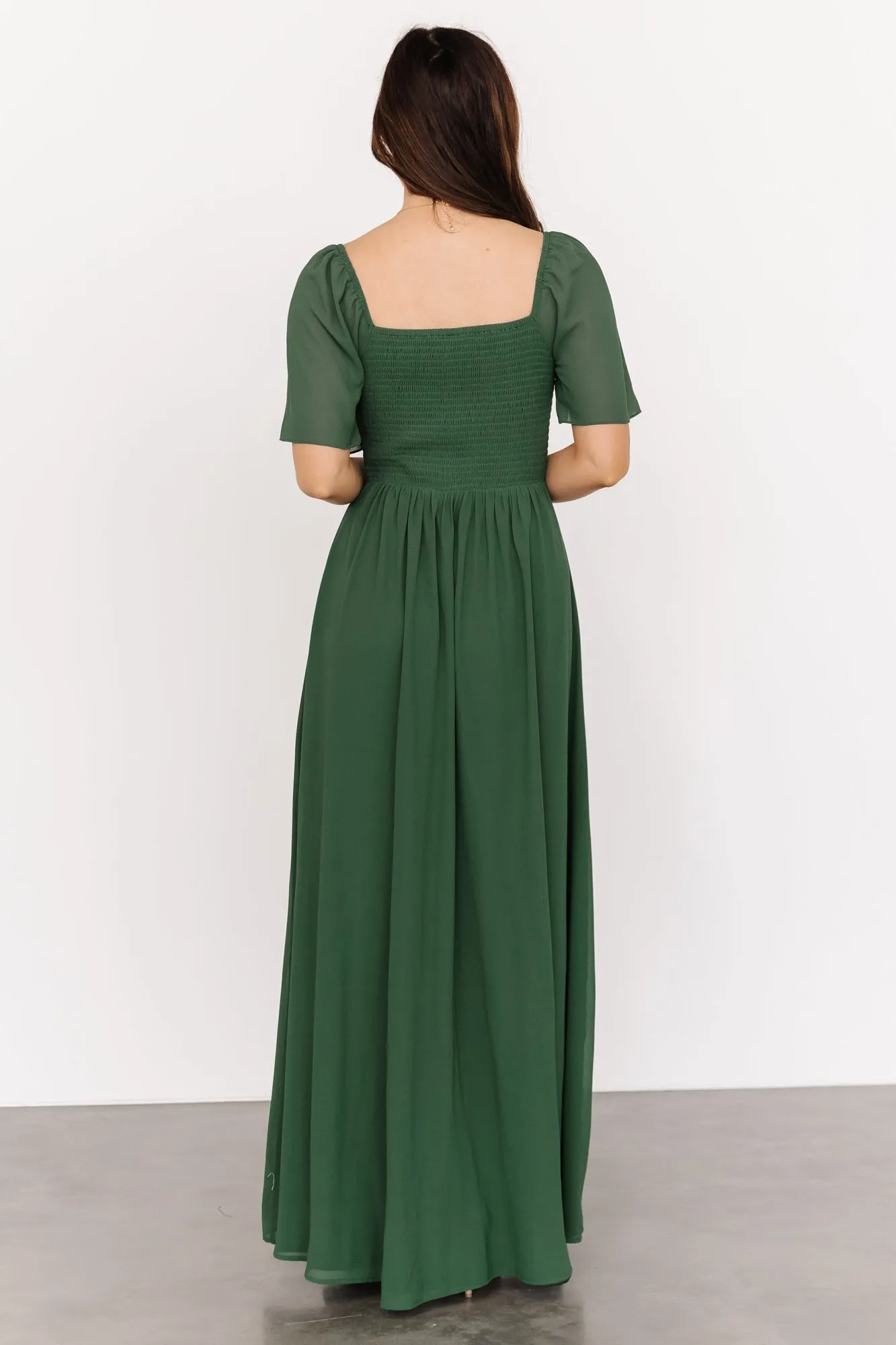 Sierra Sweetheart Maxi Dress | Evergreen sold by Baltic Born product image thumbnail 5