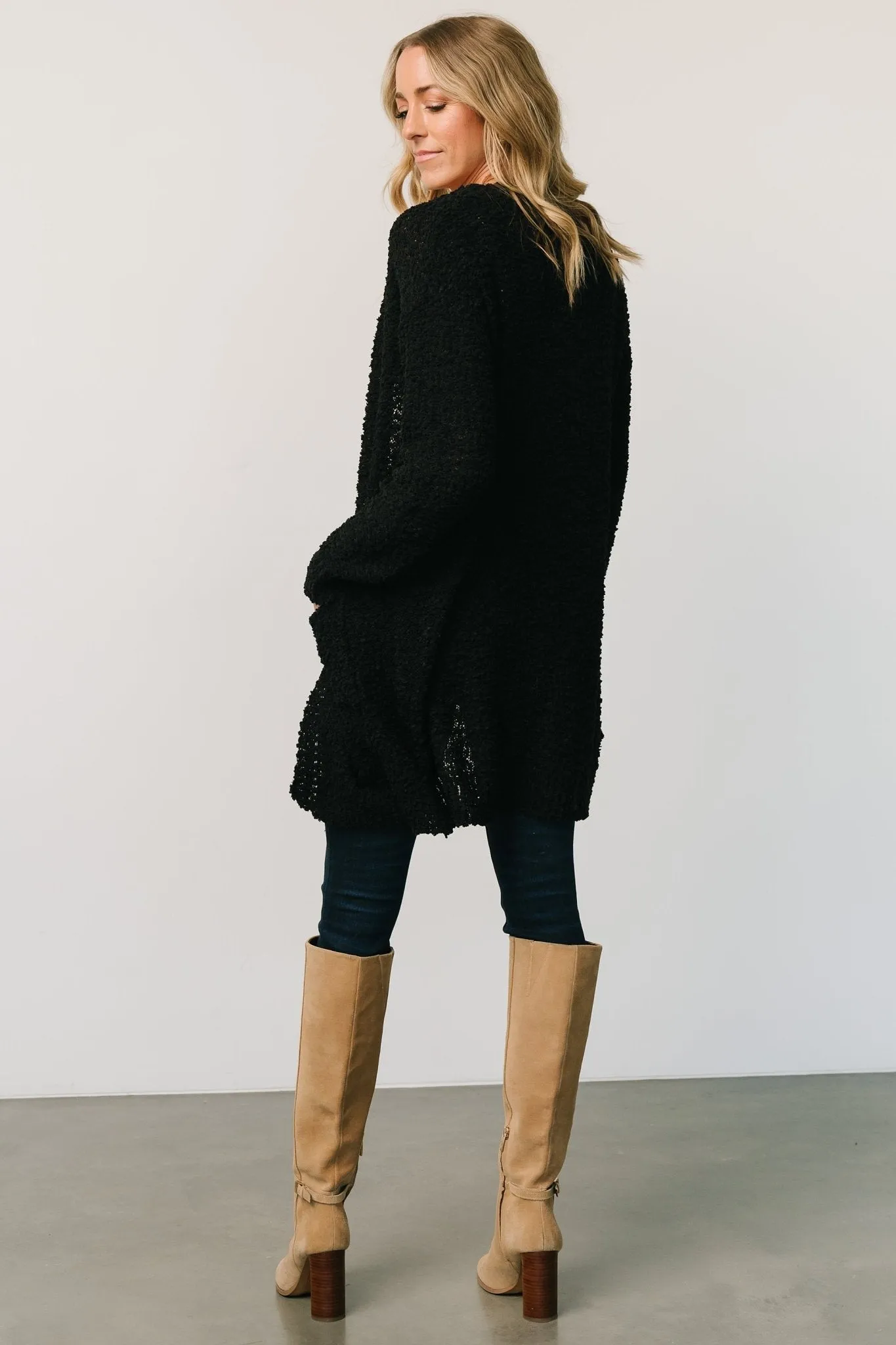 Oxford Pocket Cardigan | Black sold by Baltic Born product image thumbnail 5