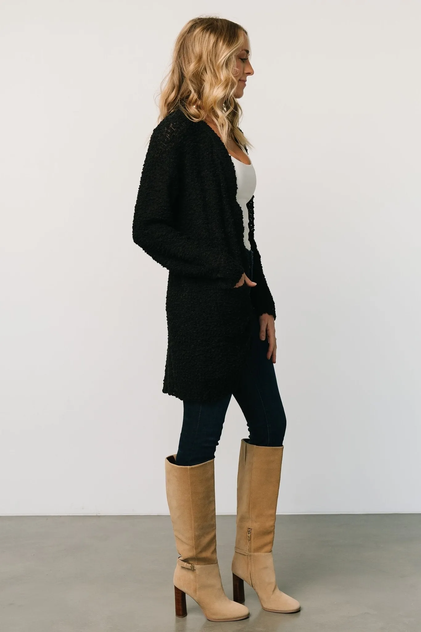 Oxford Pocket Cardigan | Black sold by Baltic Born product image thumbnail 3