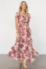 Carina Off Shoulder Maxi Dress | Nude + Rose sold by Baltic Born