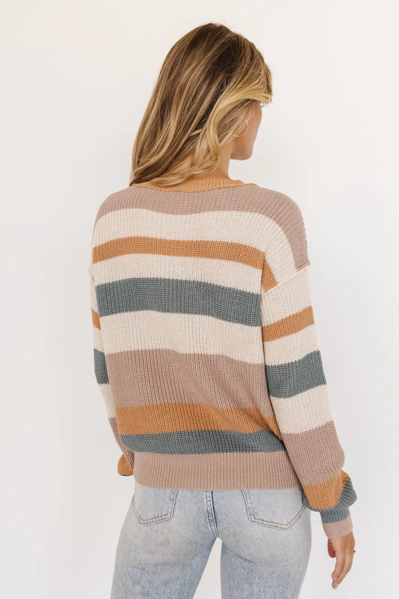 Riverton Striped Sweater | Ivory Multi sold by Baltic Born product image thumbnail 3