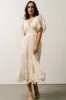 Clarisa Lace Midi Dress | Vintage Cream sold by Baltic Born