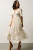 Clarisa Lace Midi Dress | Vintage Cream sold by Baltic Born