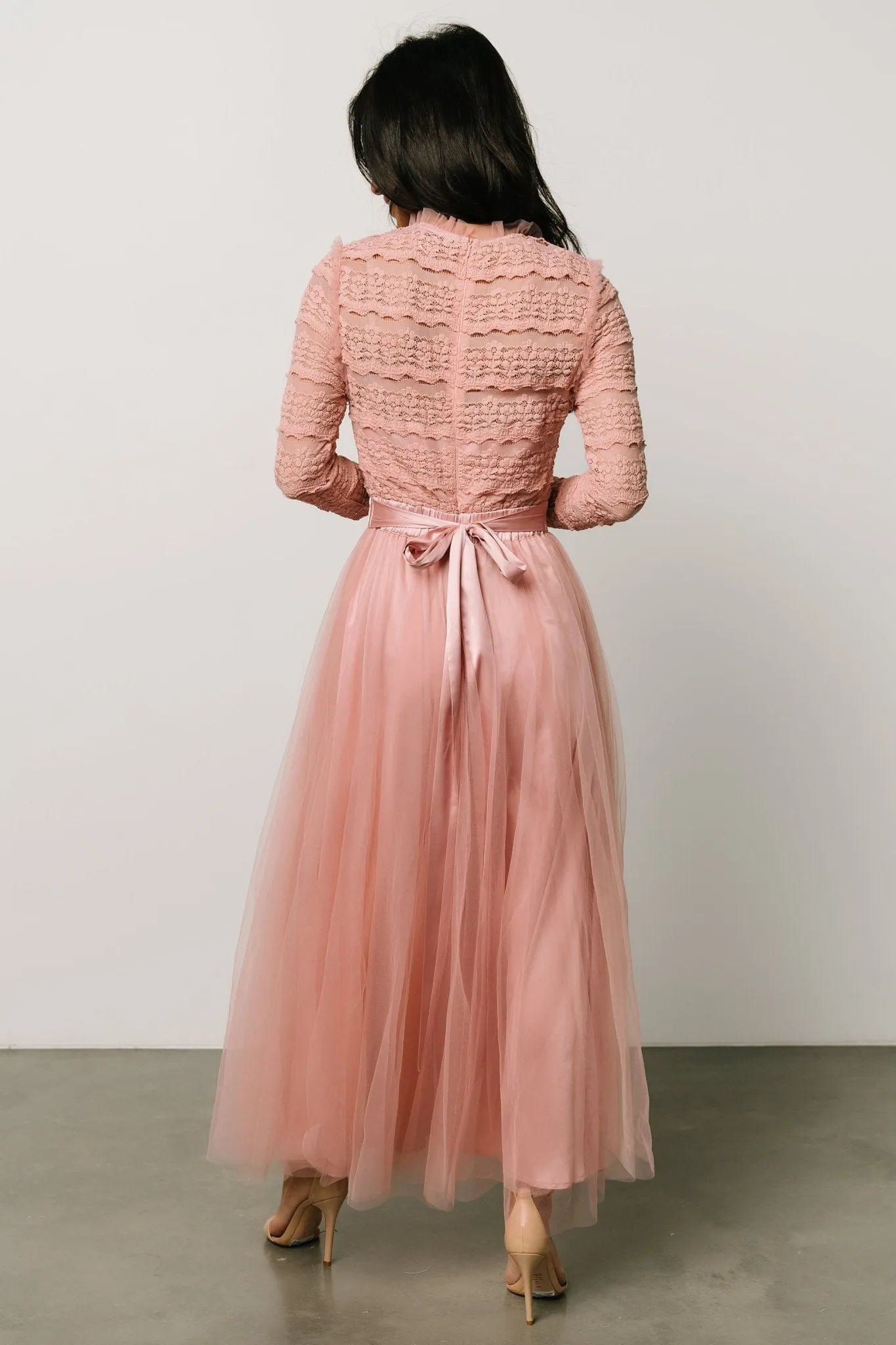 Lonnie Tulle Dress | Blush sold by Baltic Born product image thumbnail 4