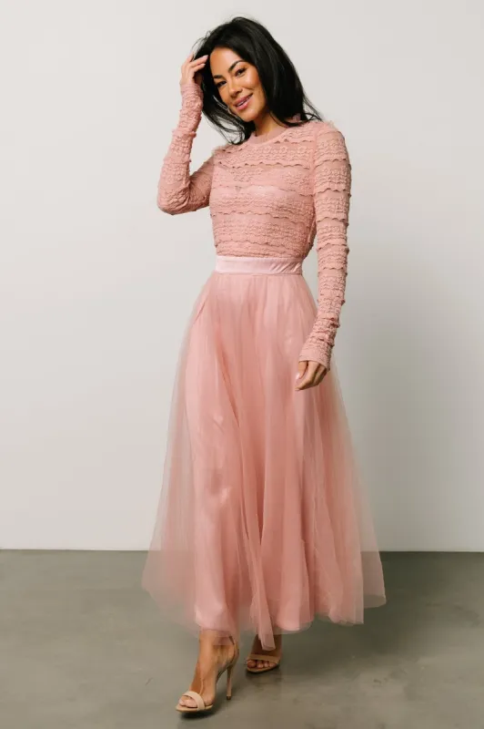 Lonnie Tulle Dress | Blush sold by Baltic Born