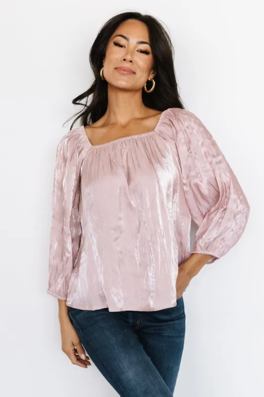 Meredith Top | Mauve sold by Baltic Born