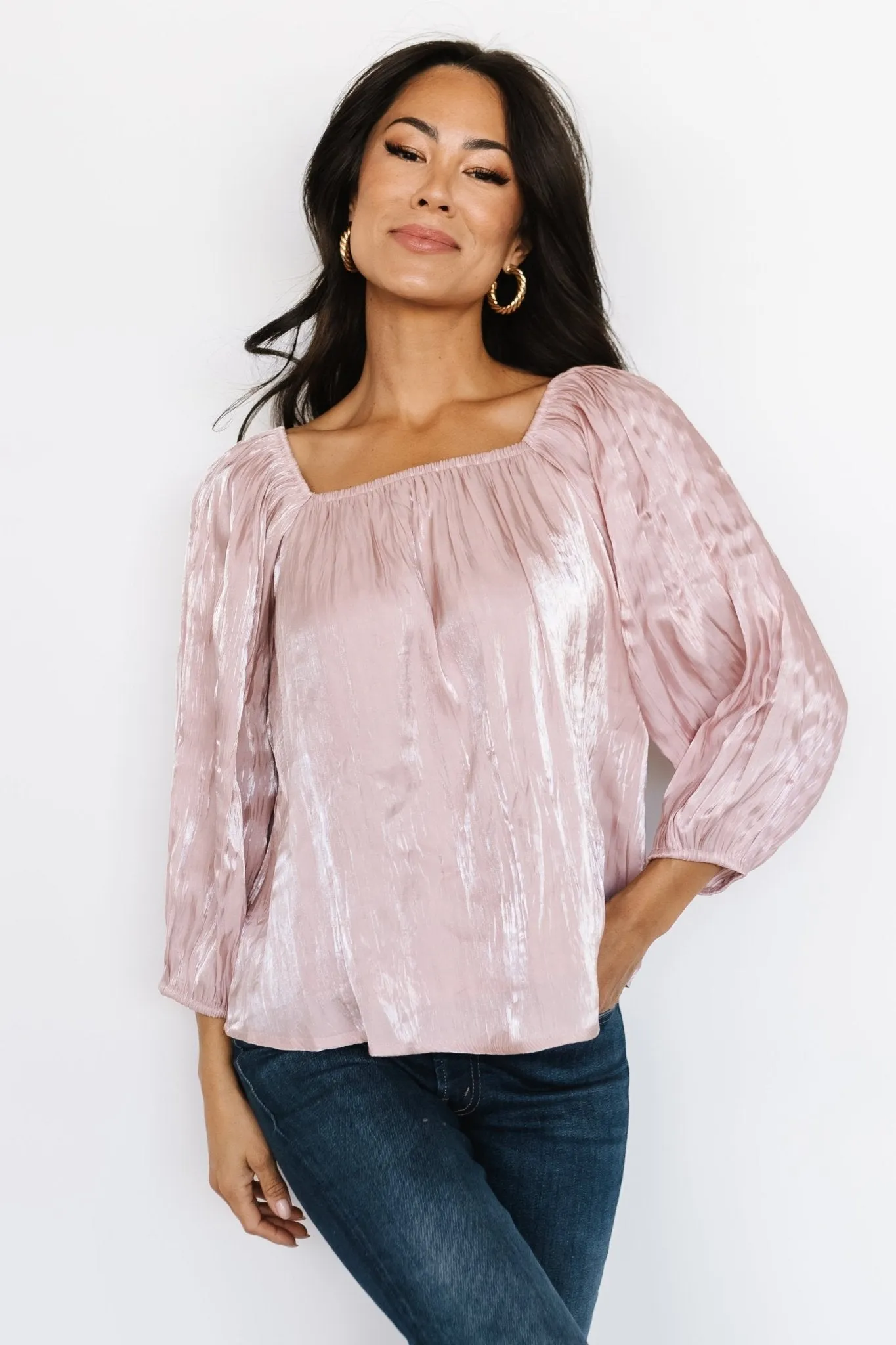 Meredith Top | Mauve sold by Baltic Born