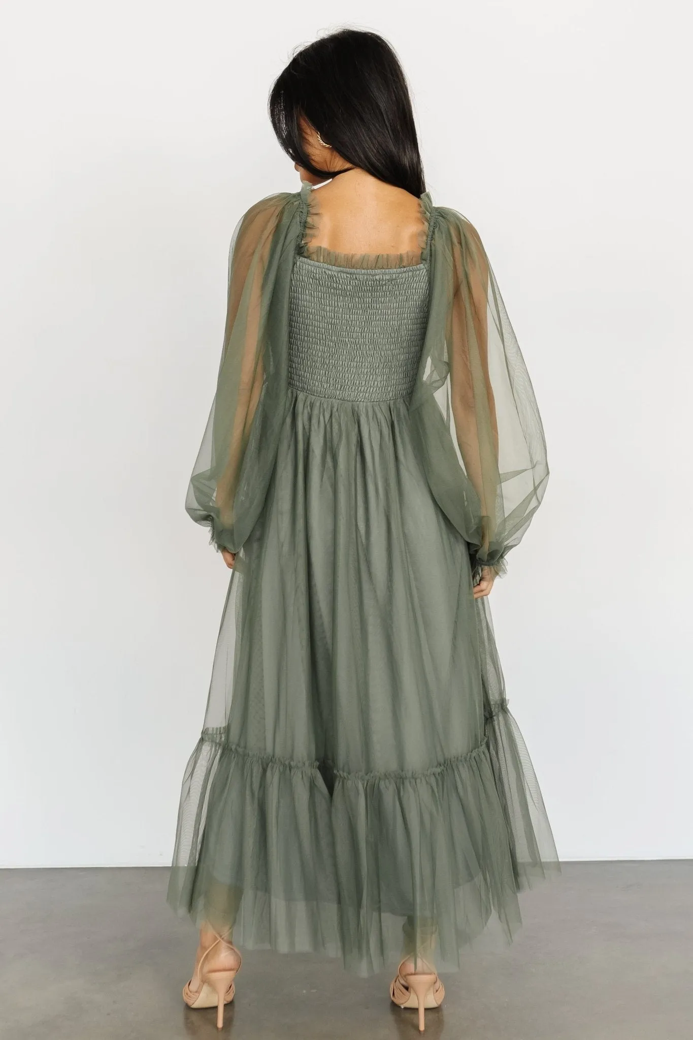 Cleobelle Maxi Dress | Dusty Olive sold by Baltic Born product image thumbnail 4