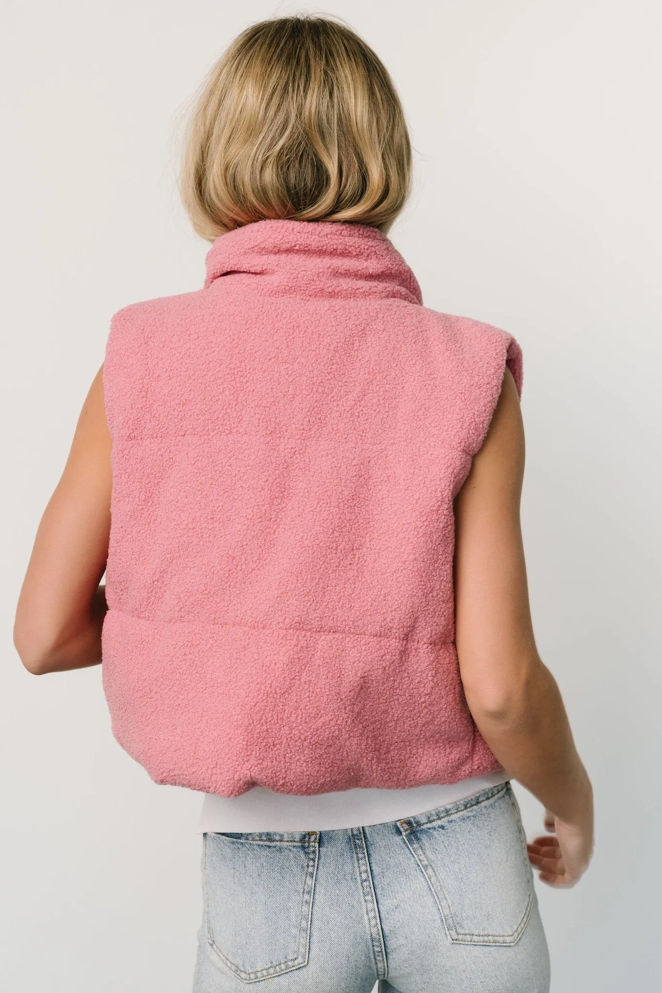 Glenwood Zip Vest | Pink sold by Baltic Born product image thumbnail 4