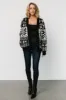 Jackson Oversized Cardigan | Black Print sold by Baltic Born