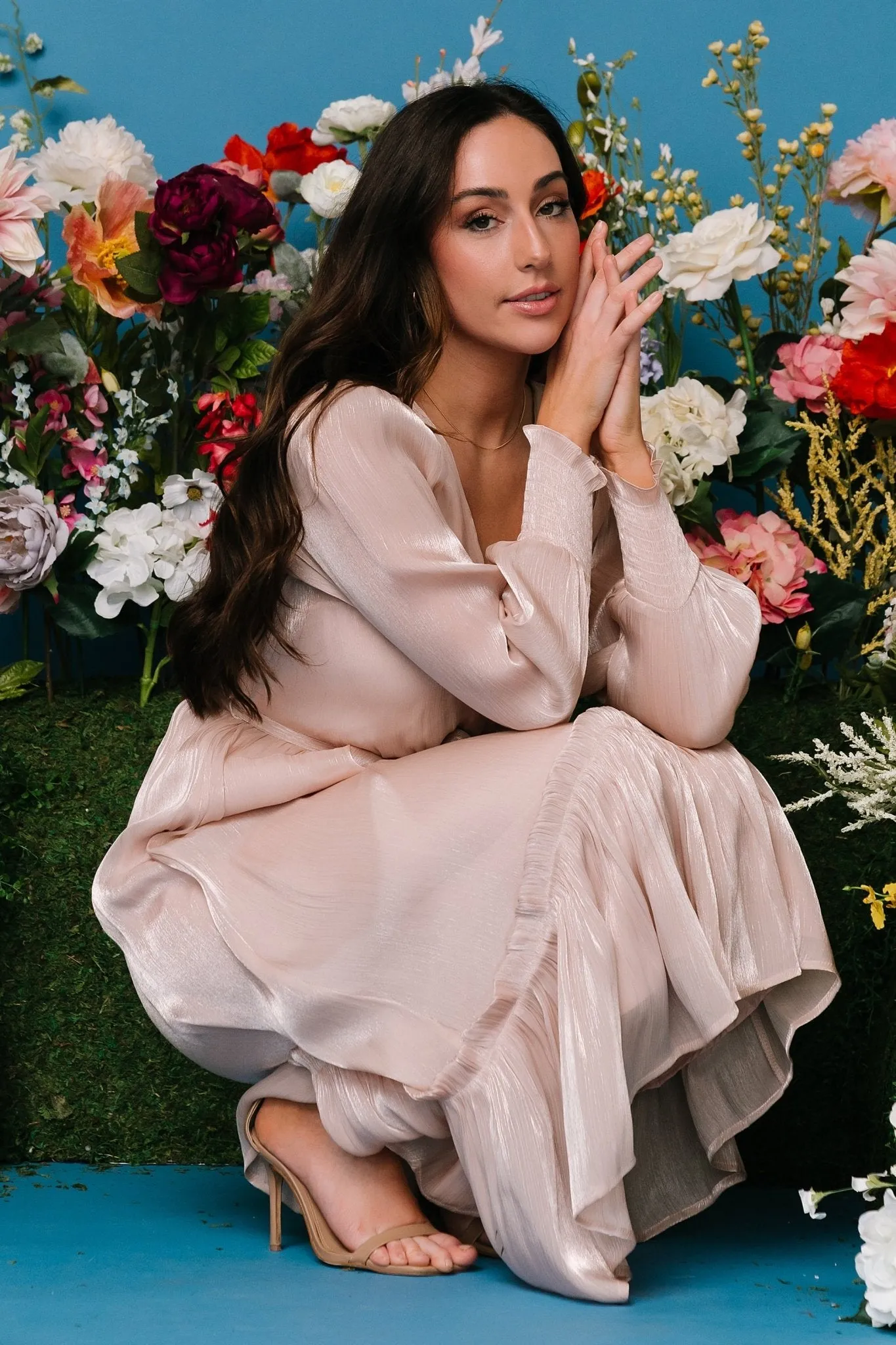 Flynn Midi Dress | Champagne sold by Baltic Born product image thumbnail 2