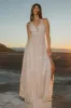 Tiara Sequin Gown | Nude Champagne sold by Baltic Born