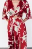 Avryll Front Tie Dress | Crimson sold by Baltic Born