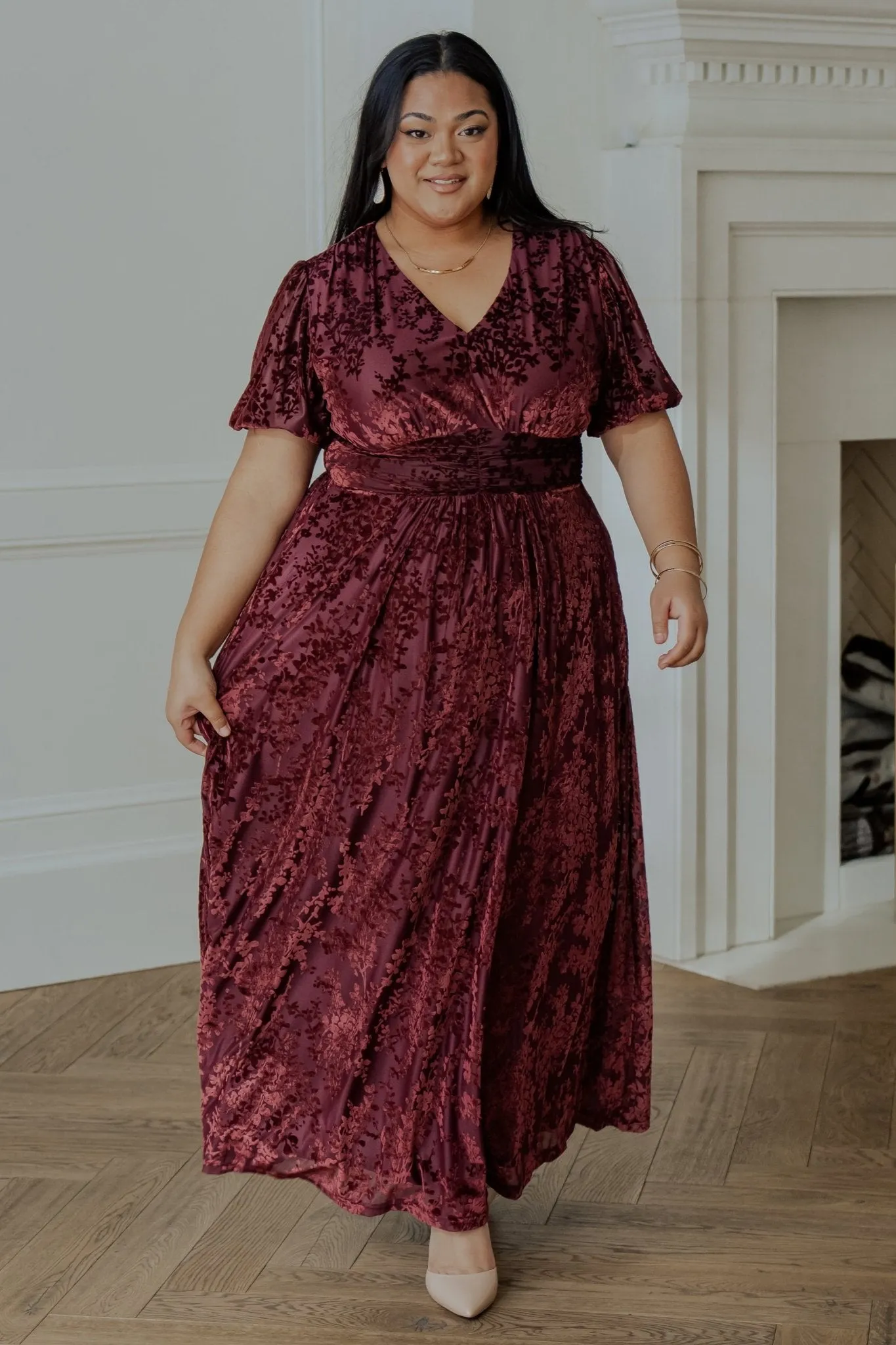 Leslie Velvet Maxi Dress | Mulberry sold by Baltic Born product image thumbnail 5