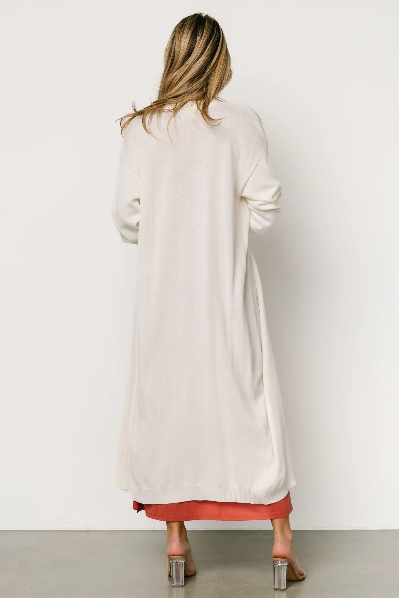Blanche Long Cardigan | Ivory sold by Baltic Born product image thumbnail 4