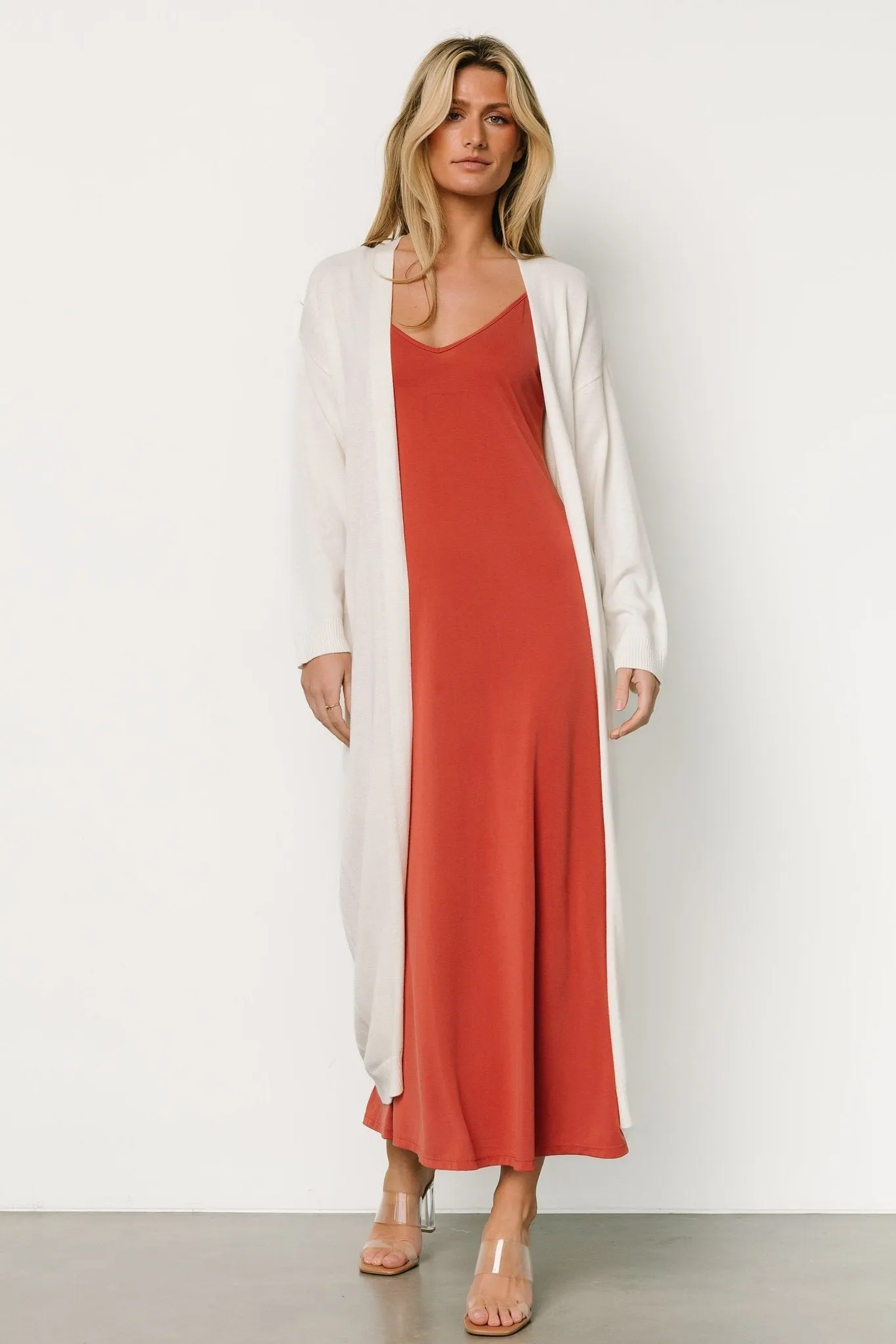 Blanche Long Cardigan | Ivory sold by Baltic Born product image thumbnail 5