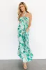 Wylde Cut Out Maxi Dress | Green Multi sold by Baltic Born