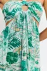 Wylde Cut Out Maxi Dress | Green Multi sold by Baltic Born