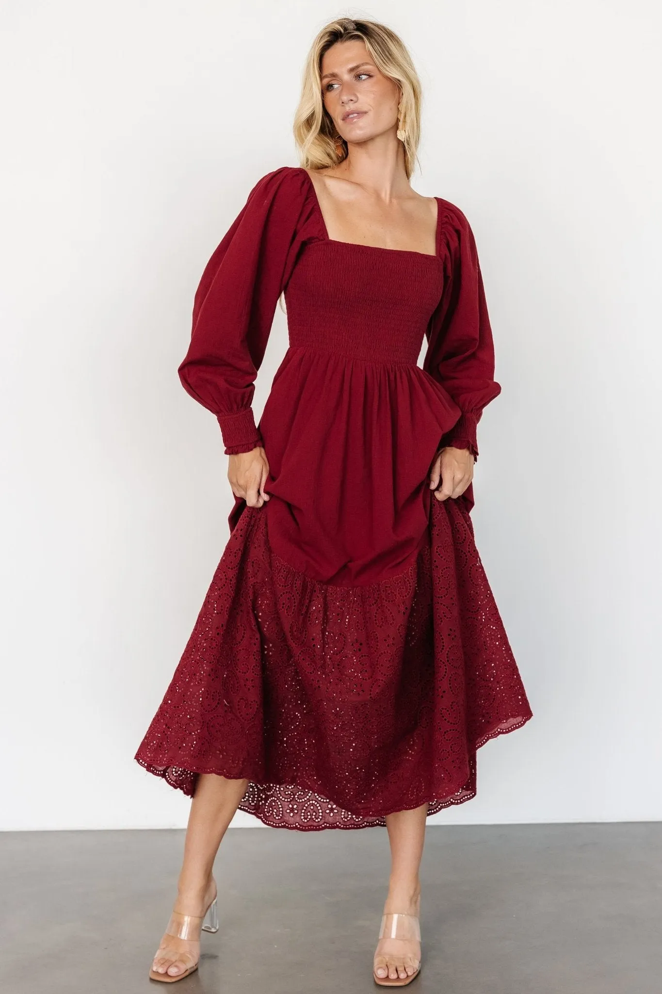 Marcella Maxi Dress | Wine sold by Baltic Born product image thumbnail 4