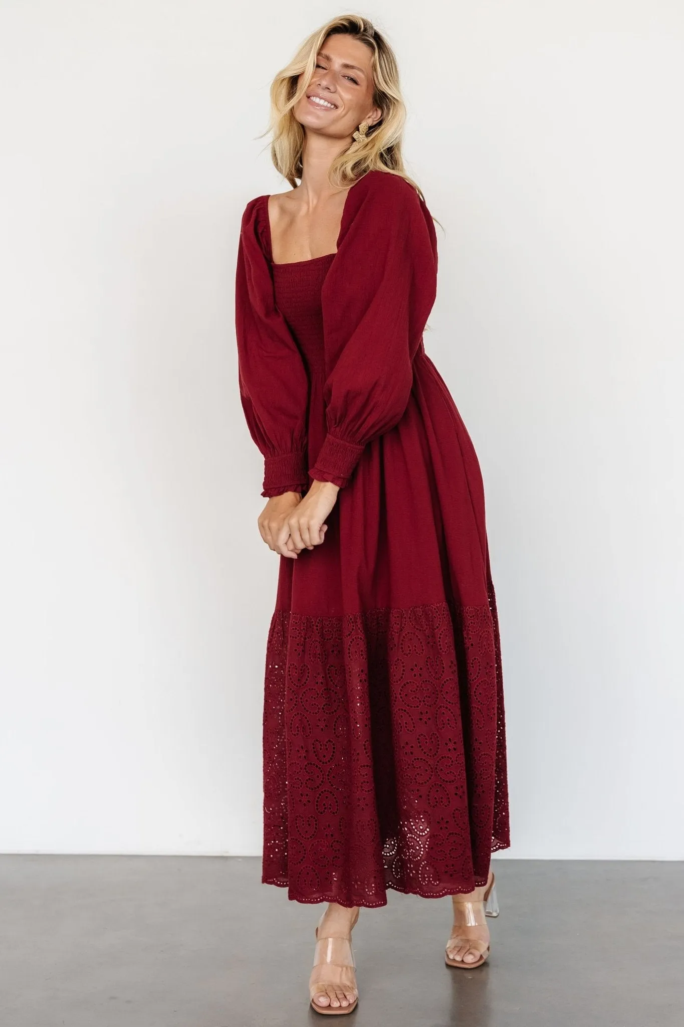 Marcella Maxi Dress | Wine sold by Baltic Born product image thumbnail 3