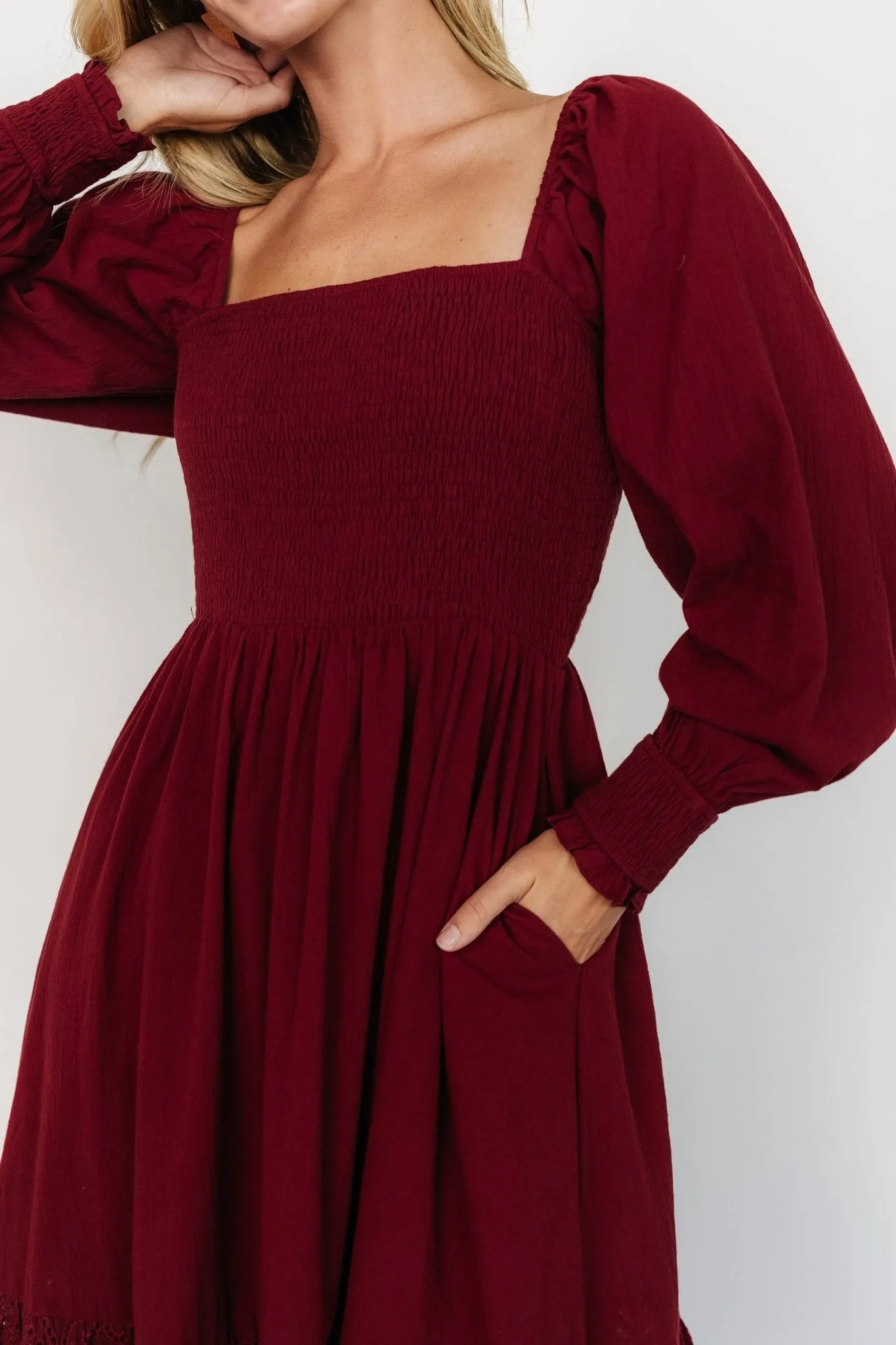 Marcella Maxi Dress | Wine sold by Baltic Born product image thumbnail 2