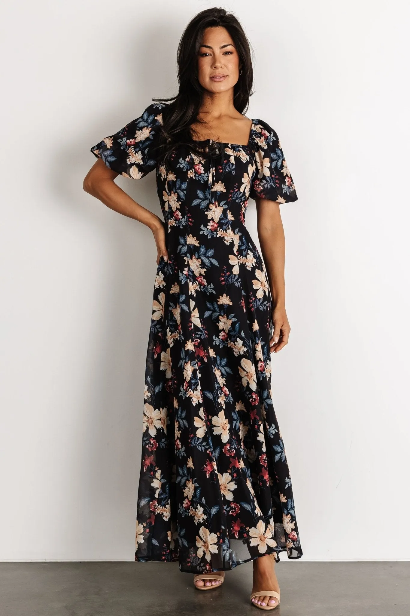 Raelynn Maxi Dress | Black Floral sold by Baltic Born product image thumbnail 2