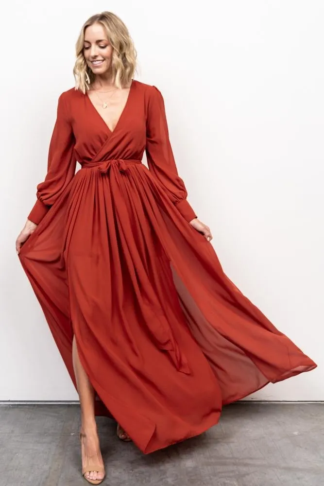 Celine Maxi Dress | Rust sold by Baltic Born product image thumbnail 4