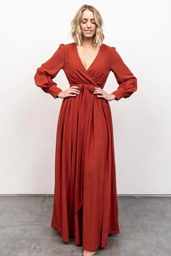 Celine Maxi Dress | Rust sold by Baltic Born product image thumbnail 2